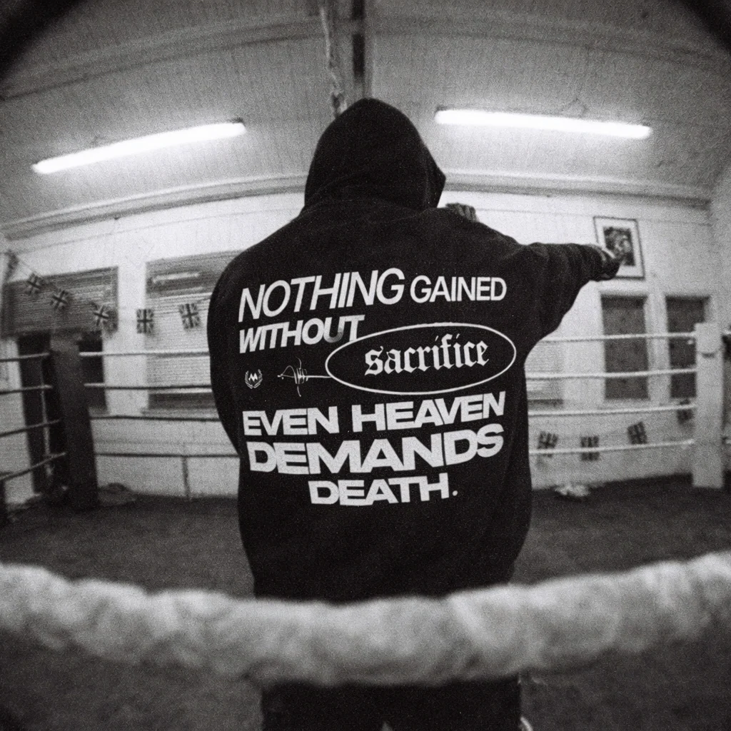 'SACRIFICE' HOODIE - VINTAGE - Image 6