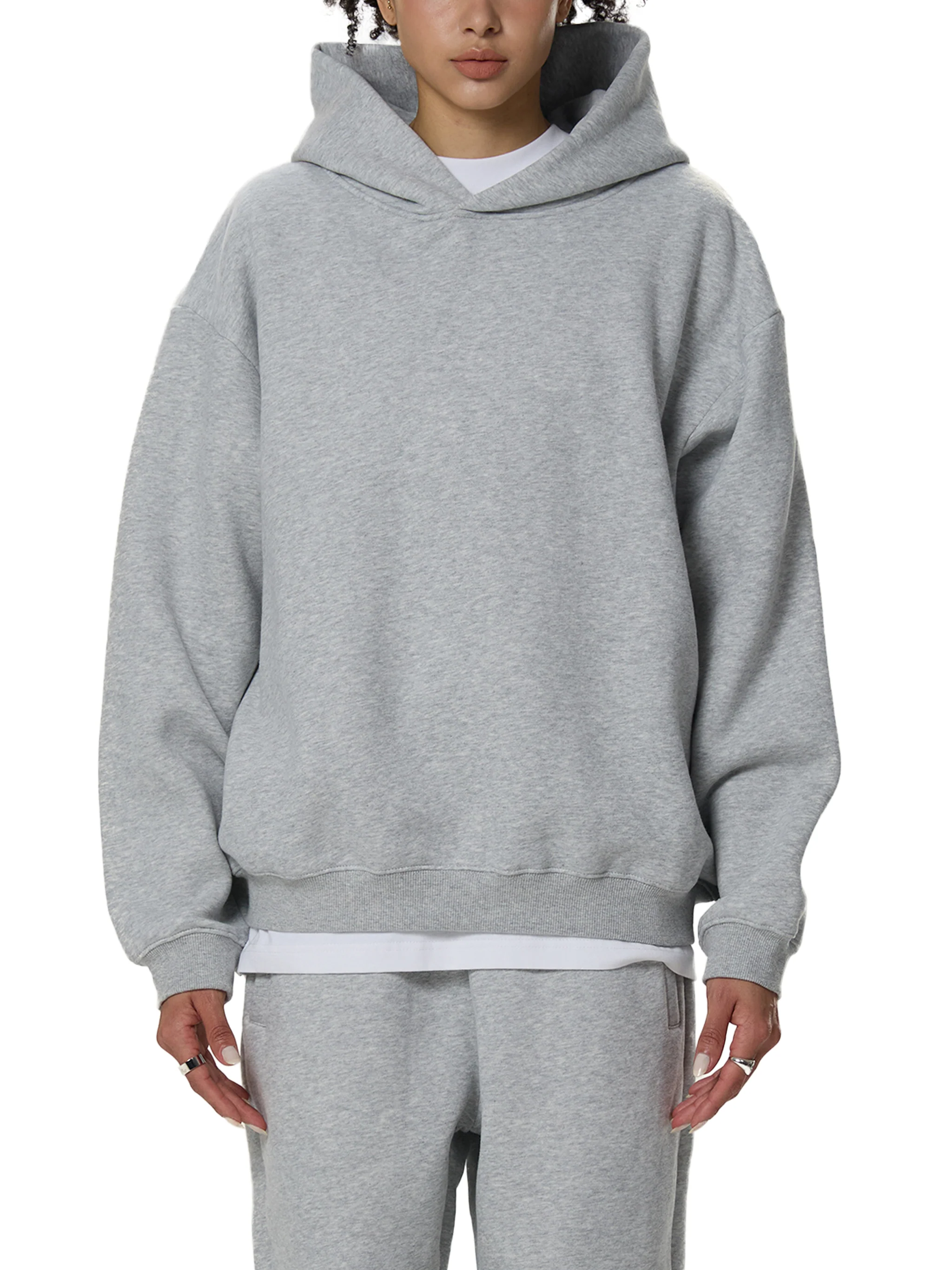 'SACRIFICE' TRAINING HOODIE - GRAY - Image 4