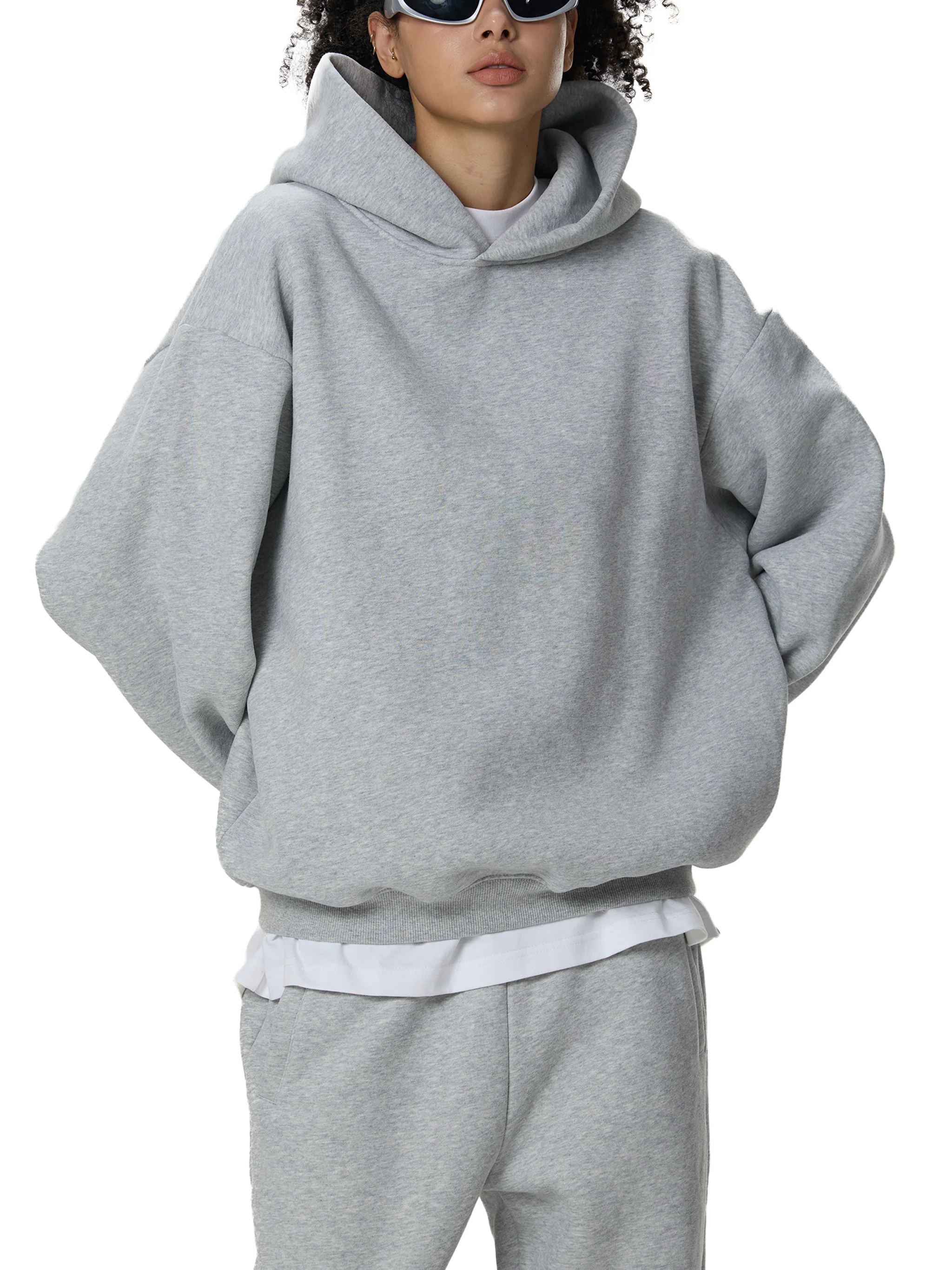 'SACRIFICE' TRAINING HOODIE - GRAY - Image 5