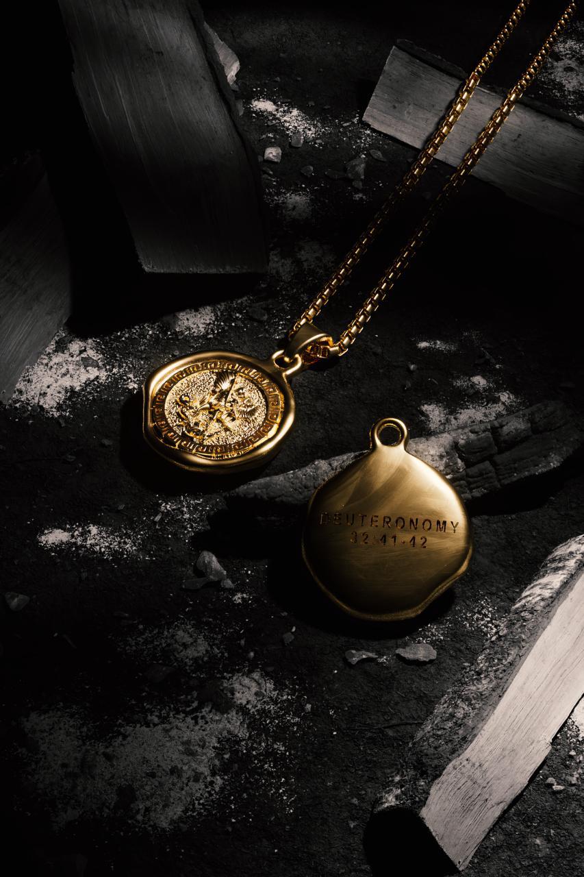 SAINT MICHAEL PENDANT - GOLD - Image 5