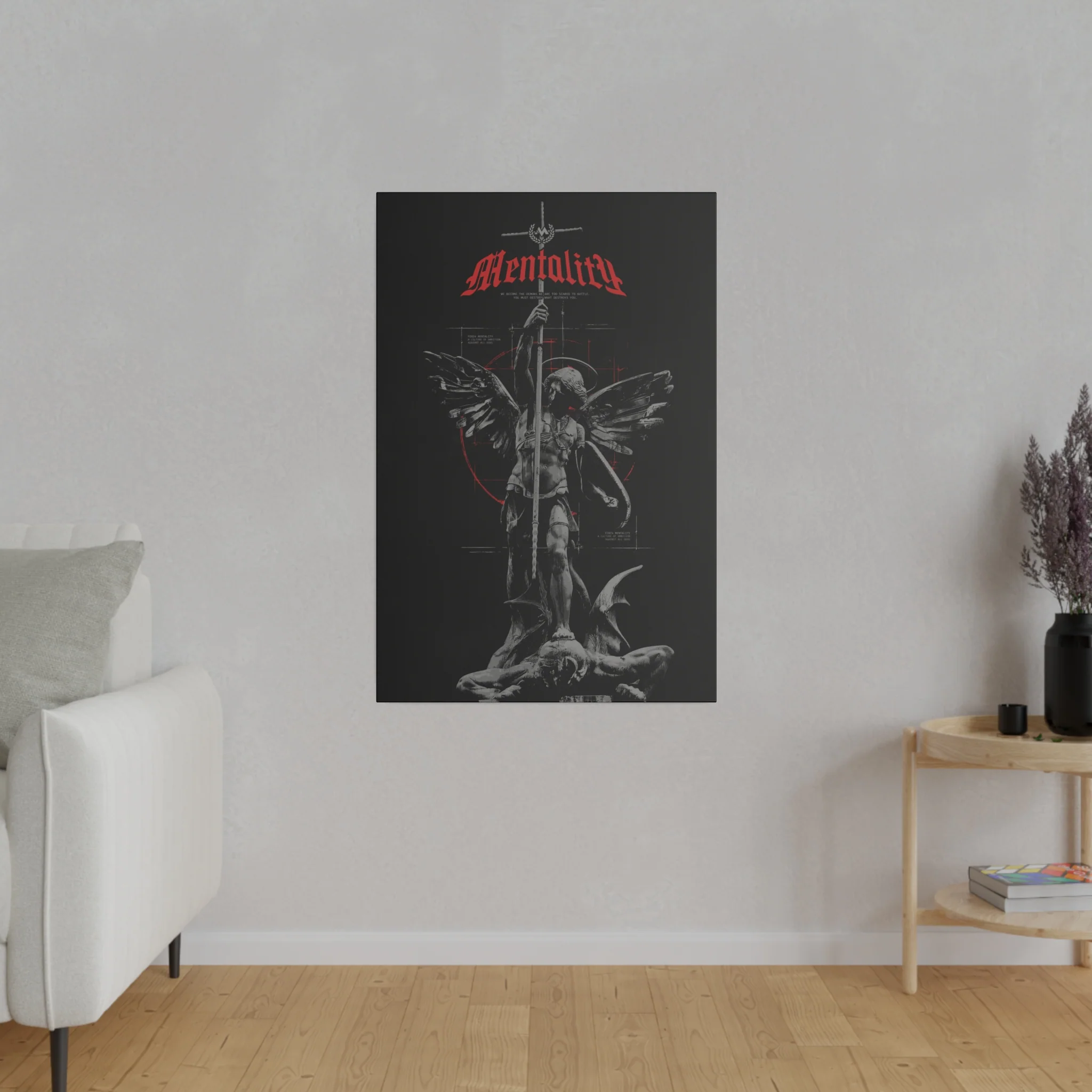 ST. MICHAEL: DESTROYING EVIL CANVAS - Image 4