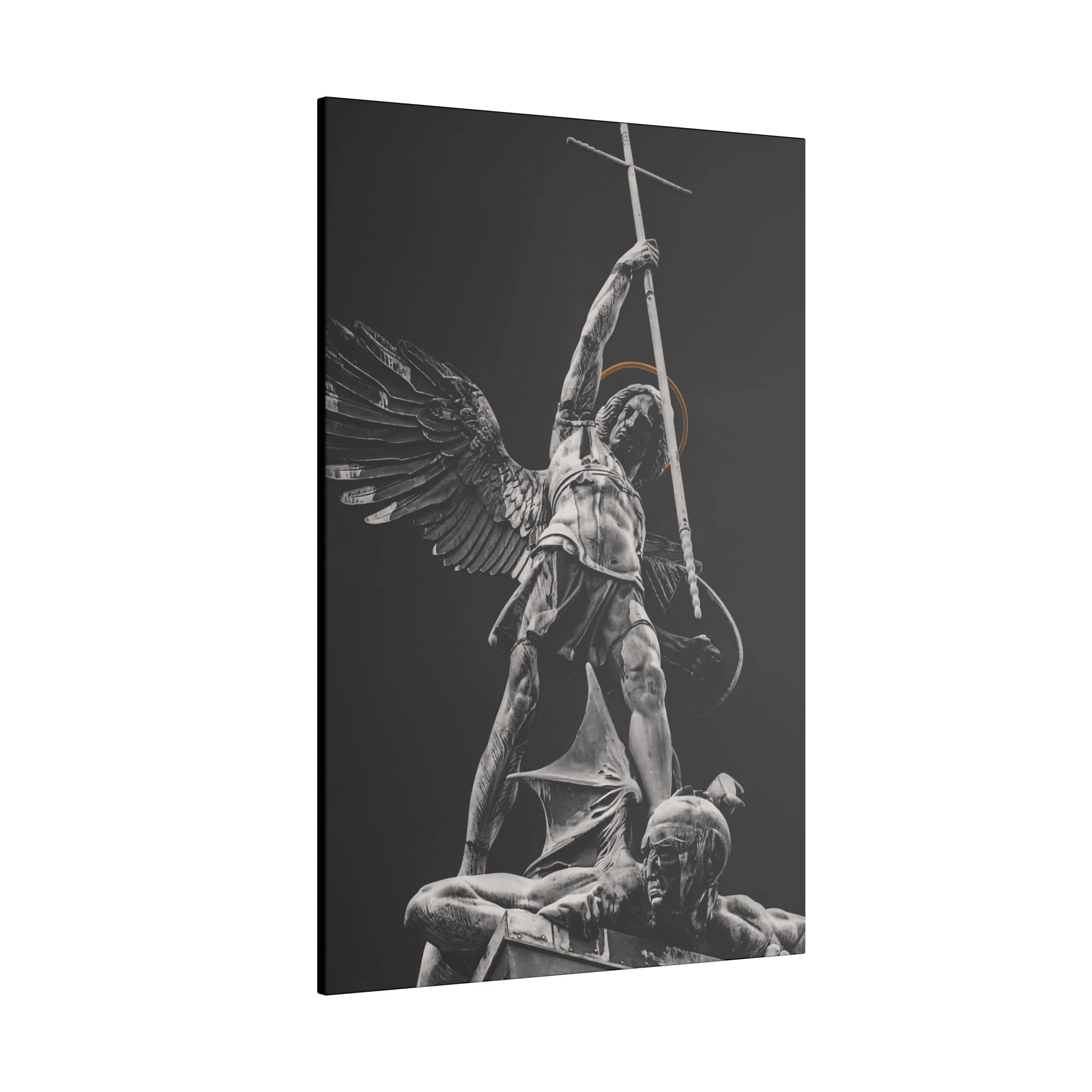 ST. MICHAEL VS THE DEVIL CANVAS ( No Logo ) - Image 10