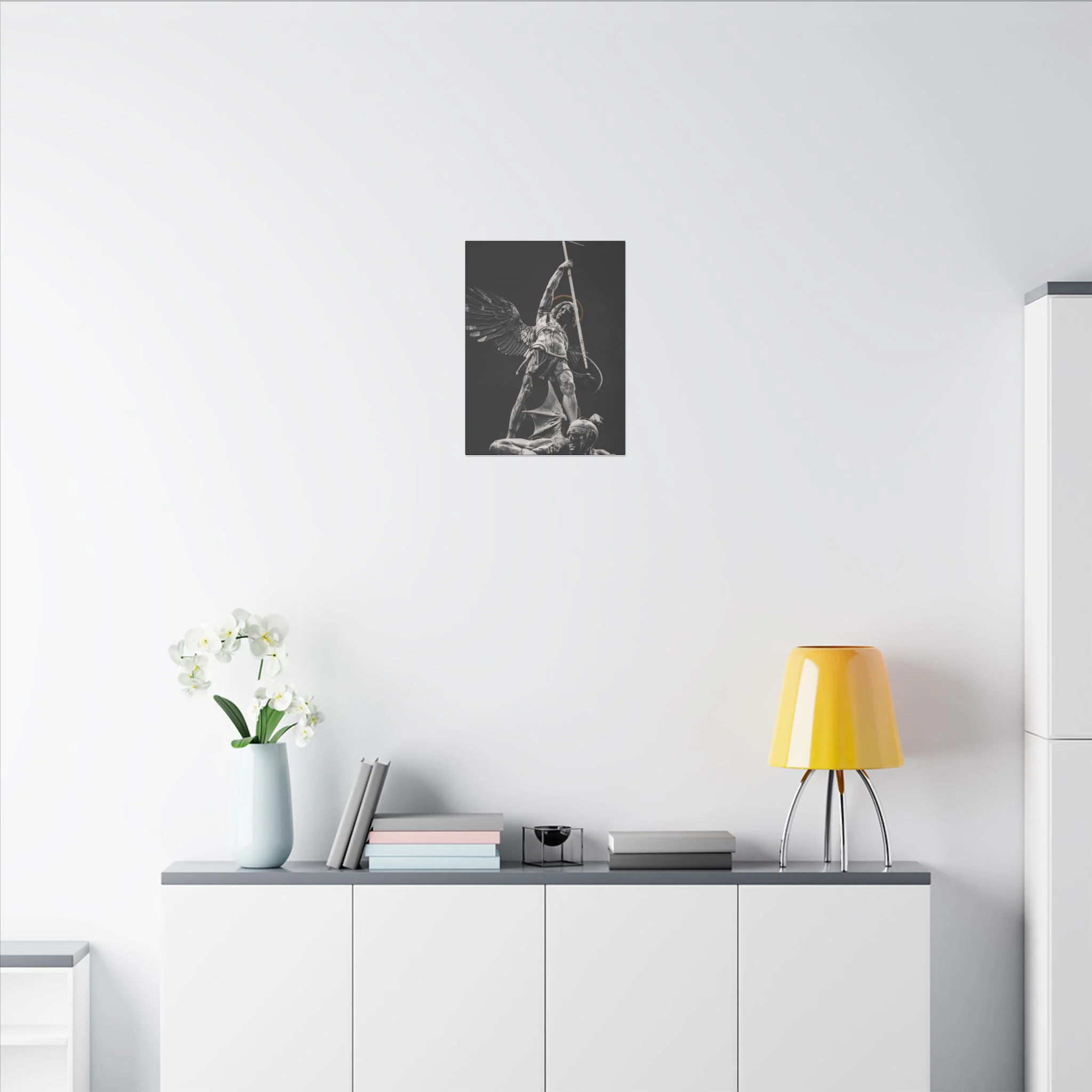ST. MICHAEL VS THE DEVIL CANVAS ( No Logo ) - Image 9