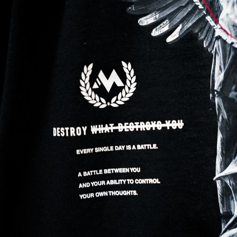 ST. MICHAEL 'THE BATTLE' TEE - BLACK - Image 4