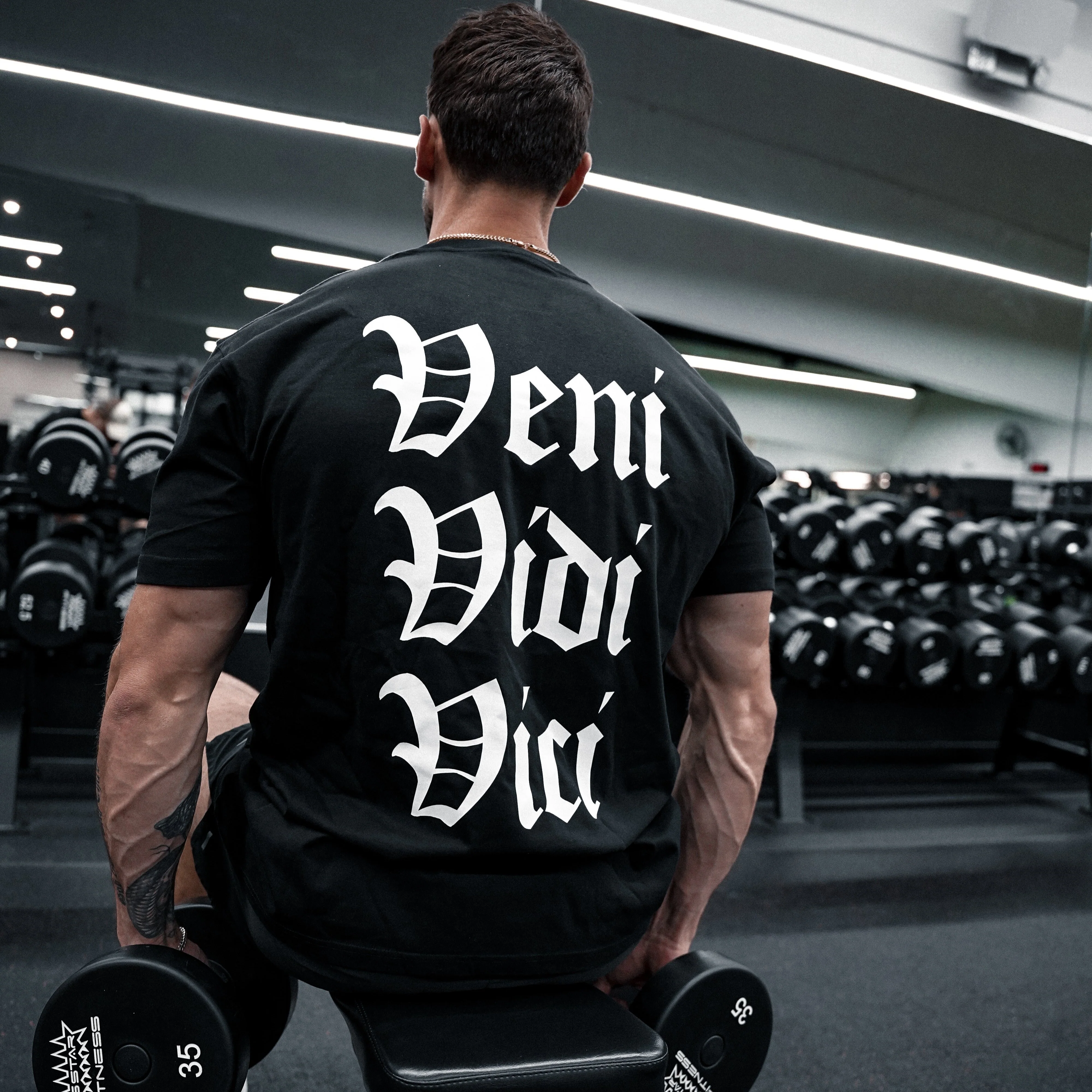 'VENI VIDI VICI' WORDMARK TEE - Image 3