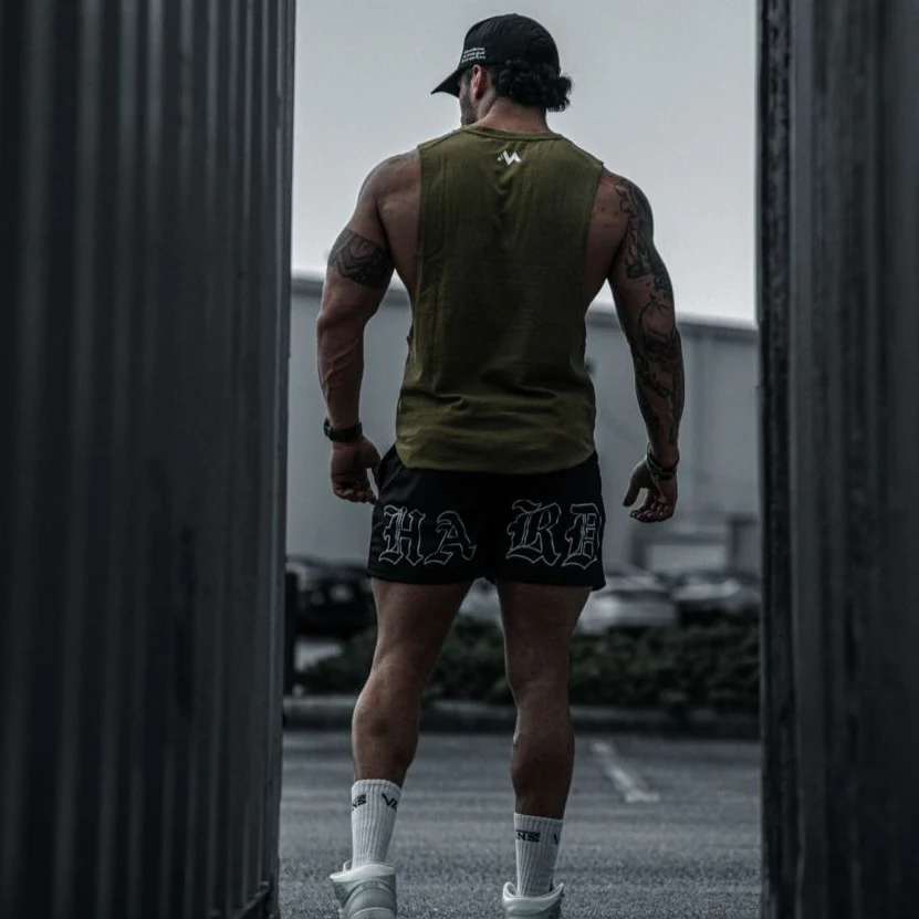 'WORK' MESH SHORTS - Image 6
